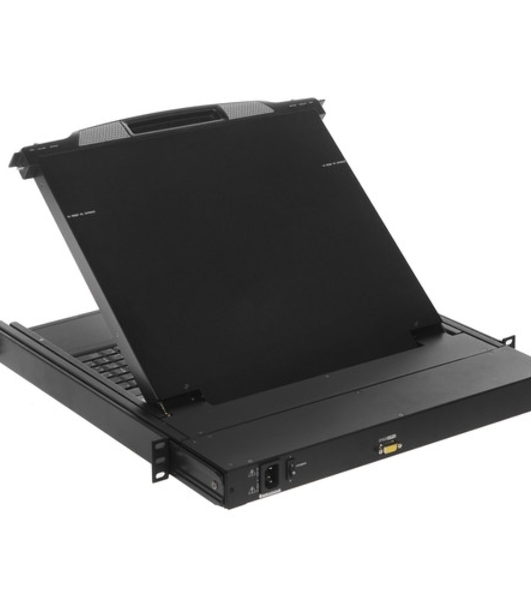 Консоль управления для KVM-переключателей ATEN (CL1000M-ATA-RG) 19', SVGA+KBD+MOUSE PS/2, с KVM-шнуром PS/2 1.8м., LCD экран 17', лат./рус. клавиатура