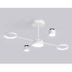 Потолочный светодиодный светильник с пультом Ambrella light FL51631/4+1 WH белый 3000K-6400K 48W 910*745*300 (ПДУ ИК), фото7