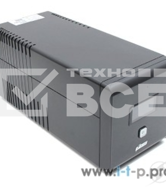Источник бесперебойного питания PowerMan Smart Sine 1000 black (Pure Sine Wave/LCD Display/USB/Software/RJ11/45)