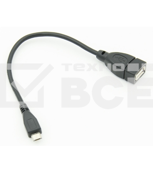 Кабель USB Behpex OTG USB(f)/MicroUSB (0.2м)