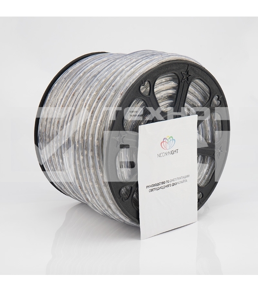 Дюралайт LED, свечение с динамикой (3W) - мульти (RYGB), 36 LED/м, бухта 100м