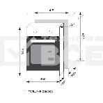 Духовой шкаф LEX EDP 4590 BL Matt Edition  объем 55л, LED таймер, 9 функций, встраиваемый, фото4