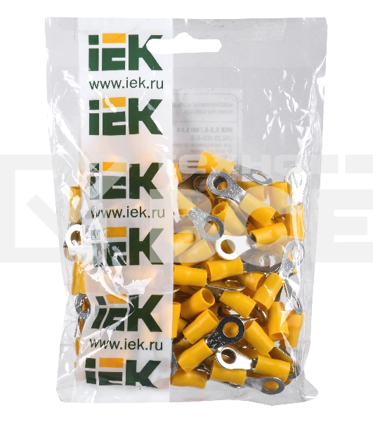 Наконечник НКИ 5.5-6 (кольцо 4-6) (уп.100шт) ИЭК UNL20-006-6-6