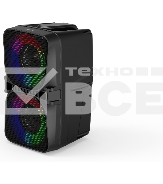 Портативная колонка Digma D-PS1505 черный 20 Вт 2.0 BT 10м 1200mAh