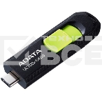 Флеш диск A-Data 64Gb Type-C UC300 ACHO-UC300-64G-RBK/GN USB3.2 черный/зеленый, фото3
