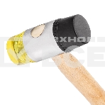 Молоток рихтовочный Sparta бойки 35 мм, комбинированная головка, деревянная ручка, фото6