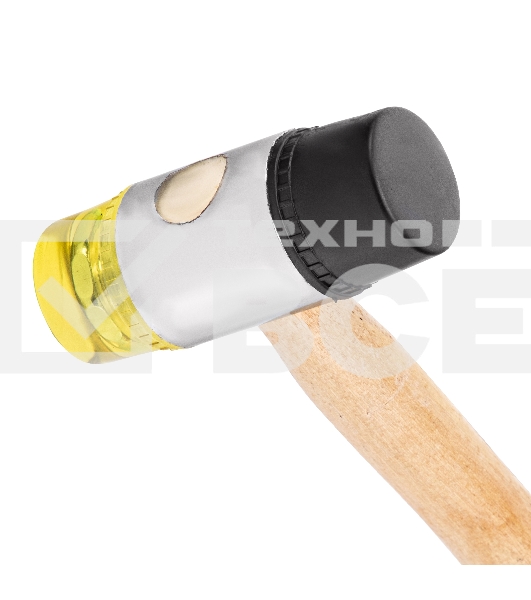 Молоток рихтовочный Sparta бойки 35 мм, комбинированная головка, деревянная ручка