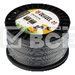 Леска для триммера Denzel двухкомпонентная звезда, 2,4 мм х 260 м, на DIN катушке EXTRA CORD, фото2