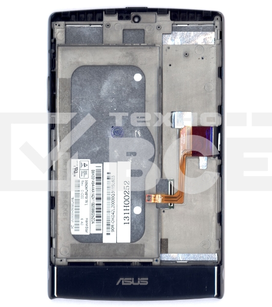 Модуль (матрица + тачскрин) для Asus MeMo Pad ME171 черный с рамкой
