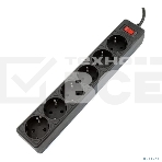 Сетевой фильтр 5bites GARDA SP6B-550 6S/3x0.75 мм2/5 м/черный, фото4