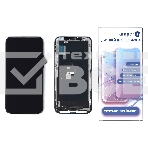 Дисплей Amperin для Apple iPhone X в сборе с тачскрином (Soft Oled), черный, фото4