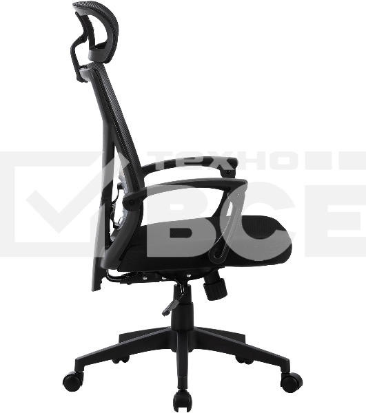 Кресло компьютерное Cactus CS-MC414-BK черный, сетка/ткань