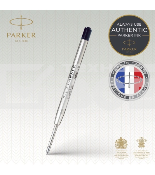 Стержень шариковый Parker QuinkFlow Z08 (CW1950369) M 1мм черные чернила блистер