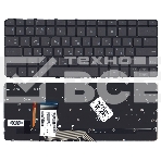 Клавиатура для ноутбука HP Spectre X360 13-4000 черная с подсветкой, фото3