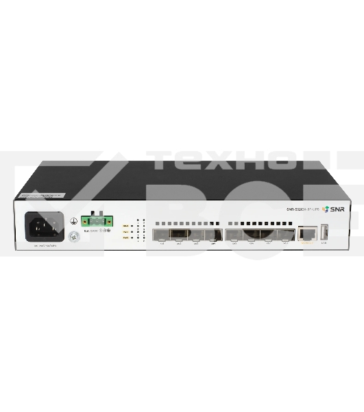 Управляемый коммутатор уровня SNR 2+, 8 x 1/10GE SFP+. Питание: 220V AC + встроенный UPS 12V