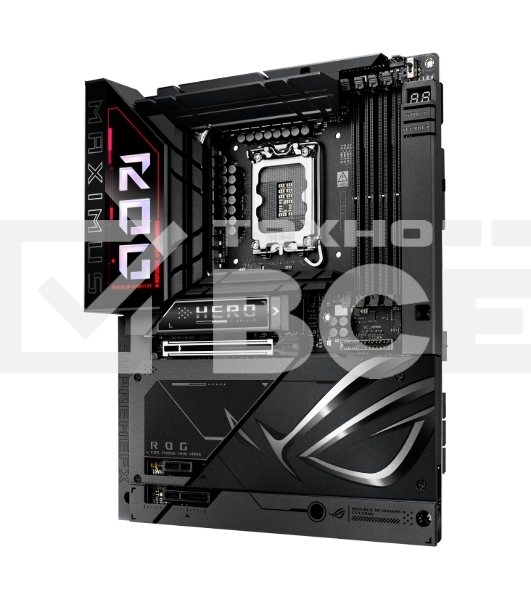 Материнская плата ASUS ROG MAXIMUS Z890 HERO BTF, LGA1851, Intel Z890, 4xDDR5, 4xSATA, 6xM.2, 1xPCIe 5.0 x16, 1xPCIe 4.0 x4, 1xPCIe x1, 1xHDMI, 2xUSB-C (Thunderbolt 4), 1xUSB-C 3.2 Gen 2, 4xUSB-A 3.2 Gen 2, 4xUSB-A 3.2 Gen 1, 2x2.5Gb LAN, Wi-Fi 7, Bluetoo