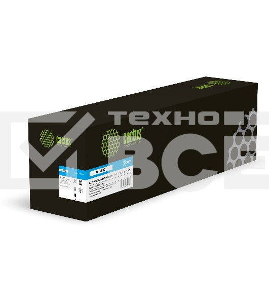 Картридж лазерный Cactus CS-TK5215C голубой (15000 стр.) для Kyocera TASKalfa 406ci с чипом