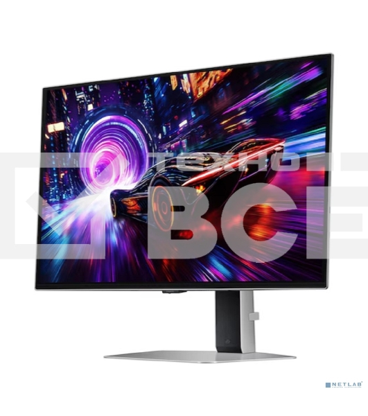 Монитор 27' Samsung Odyssey OLED G8 S27FG812SIXCI OLED 3840x2160, 240 Гц, 0.03 мс, 16:9, 250 кд/м², 2xHDMI 2.1, DP 1.4, USB Hub (2x USB 3.0), FreeSync, G-Sync, HDR10+, черный/серебристый