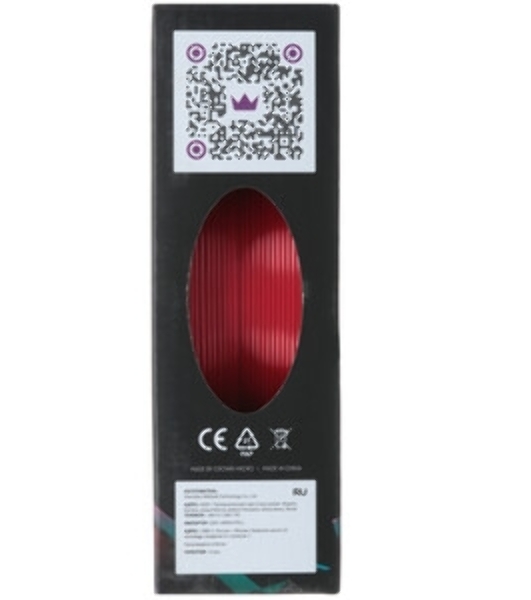 Филамент CROWN CM-FILPLASD021BRG PLA Silk тройной 1.75 1кг синий-красный-зеленый