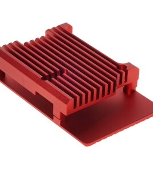 Корпус Qumo Aluminum case without fan, Raspberry Pi 4, red(RS004)