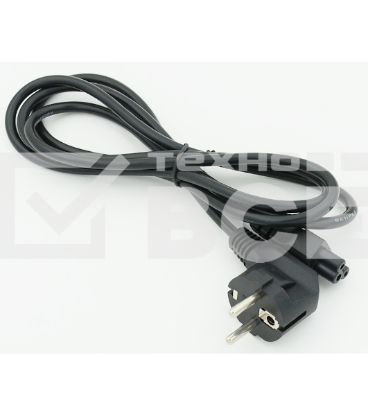 Кабель питания 3-pin/евровилка 1.8м (469)