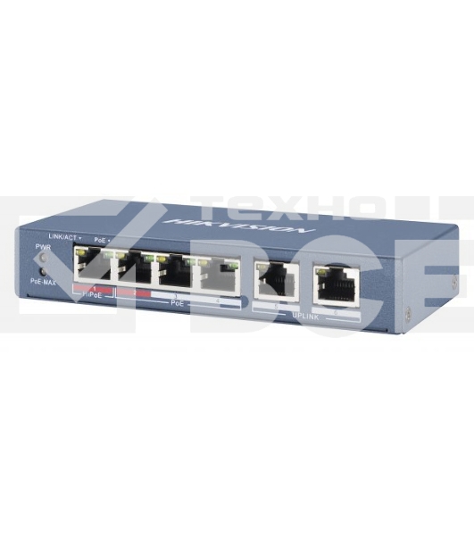 Коммутатор Hikvision DS-3E0106HP-E