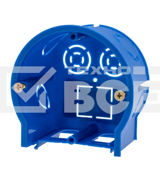 Коробка установочная сборная (оконечная), 68х45 мм Rexant