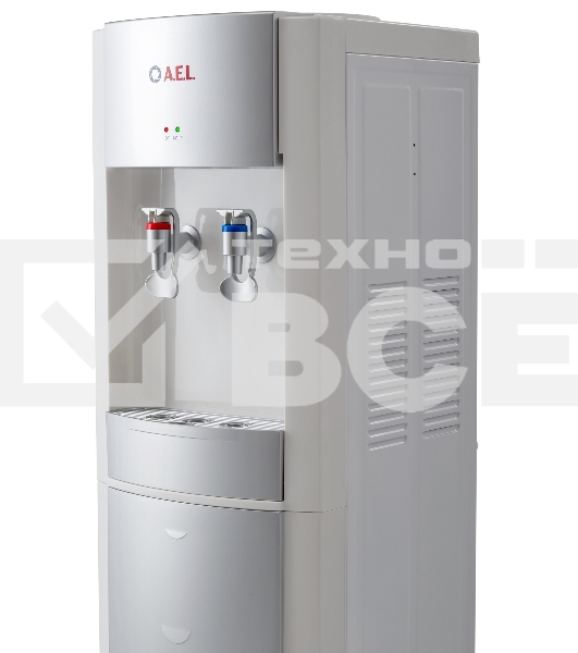 Кулер AEL LD-AEL-28 напольный электронный белый/серебристый