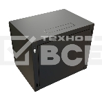 Шкаф коммутационный WRline (WR-TW-1545-SR-RAL9004) настенный 15U 600x450 мм пер. дв. металл 2 бок. пан. 60 кг черный 370 мм 775 мм IP20 сталь, фото3