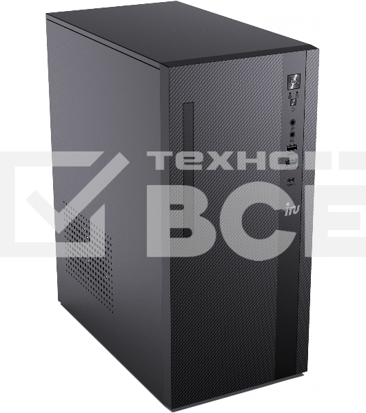 Компьютер IRU 310SC MT i3 12100 (3.3) 8Gb SSD256Gb UHDG 730 Windows 11 Professional GbitEth 200W черный (1969049)