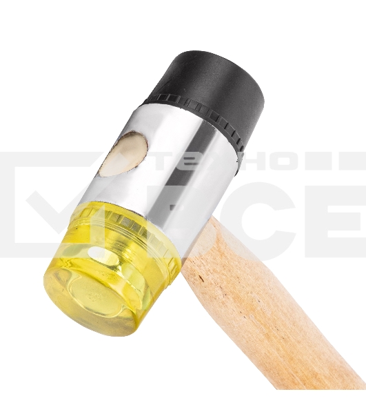 Молоток рихтовочный Sparta бойки 35 мм, комбинированная головка, деревянная ручка