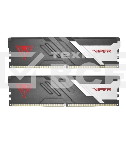 Оперативная память Patriot Viper Venom, DDR5, 64GB (2x32GB), 6000MHz, CL36, с радиаторами, черный