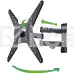 Кронштейн для телевизора Hama 00220824 черный 37