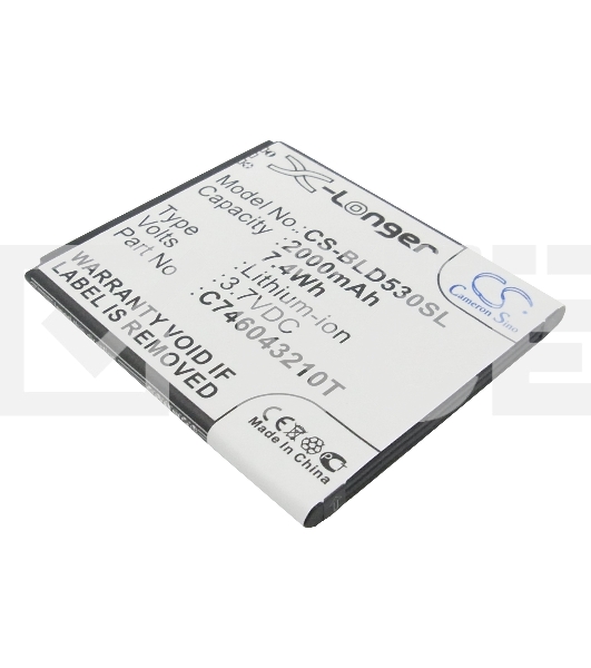 Аккумулятор CameronSino  CS-BLD530SL для Explay Fresh  3.7V / 2000mAh / 7.40Wh