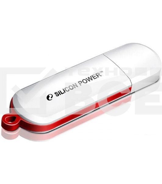 Флешка USB Silicon Power 8Gb LuxMini 320 SP008GBUF2320V1W USB2.0 белый