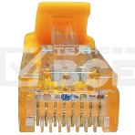 Патч-корд Suprlan 10-0161 UTP RJ-45 вил.-вилка RJ-45 кат.5E 0.5м желтый LSZH 24AWG, фото 1