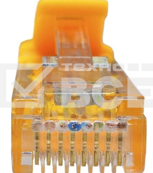 Патч-корд Suprlan 10-0161 UTP RJ-45 вил.-вилка RJ-45 кат.5E 0.5м желтый LSZH 24AWG