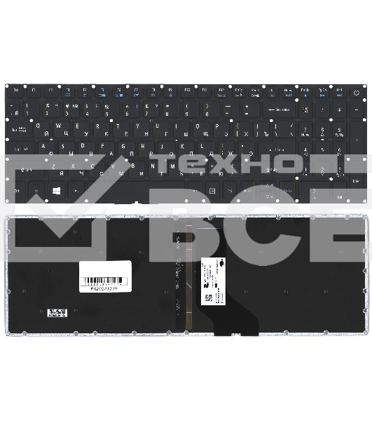 Клавиатура для ноутбука Acer Aspire 7 A717-72 черная