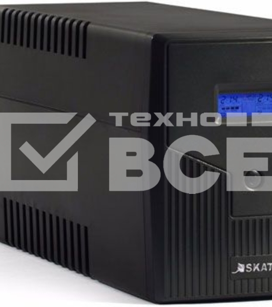 Источник бесперебойного питания SKAT-UPS 2000/1200 220В 1200Вт 2 АКБ 9Ач внутр. меандр. стабилизация напряжения