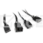 Компьютерный корпус без блока питания HSPD F711-TGbK, Panoramic Full Tower, Black, TG, 0.7 SPCC, no fans ATX, mATX, mITX 190/420/280мм 2x2.5', 2x3.5', 7xPCI 1xUSB-A 3.0, 1xUSB-C 445x235x475мм, фото11