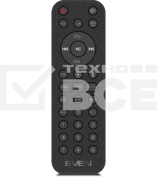 Колонка портативная Sven АС PS-1000 черный 160W 1.0 BT/3.5Jack 8000mAh (SV-022686)