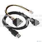 Планка USB на переднюю панель ExeGate EX289290RUS U5H-625, 5,25