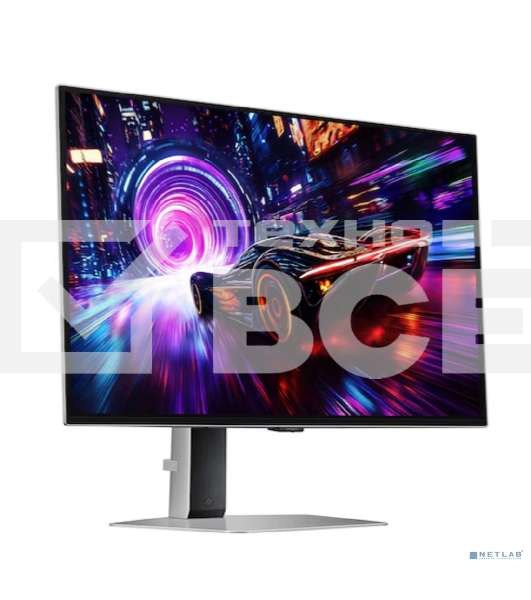 Монитор 27' Samsung Odyssey OLED G8 S27FG812SIXCI OLED 3840x2160, 240 Гц, 0.03 мс, 16:9, 250 кд/м², 2xHDMI 2.1, DP 1.4, USB Hub (2x USB 3.0), FreeSync, G-Sync, HDR10+, черный/серебристый