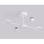Потолочный светодиодный светильник с пультом Ambrella light FL51631/4+1 WH белый 3000K-6400K 48W 910*745*300 (ПДУ ИК), фото5