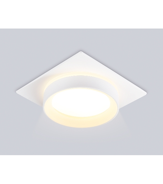 Светильник Ambrella light TN6709 WH белый IP44 GX53 max 15W 105*105*45