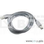 Кабель USB 2.0 Pro Cablexpert CCP-USB2-AMBM-6G, AM/BM, 1.8м, экран, серый, фото2