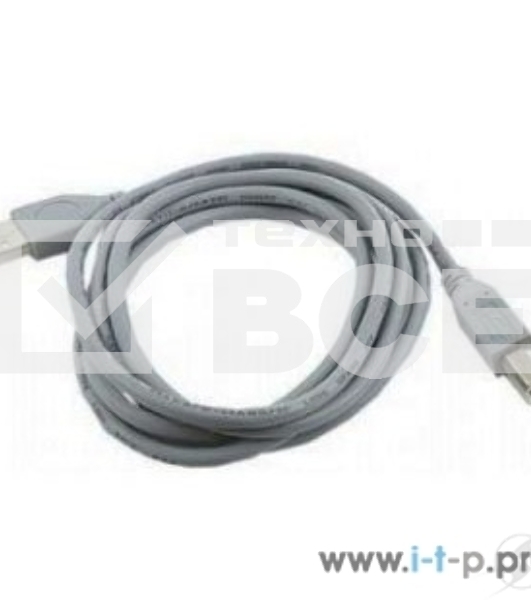 Кабель USB 2.0 Pro Cablexpert CCP-USB2-AMBM-6G, AM/BM, 1.8м, экран, серый