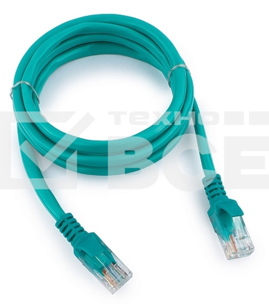 Патч-корд UTP Cablexpert кат.5e, 1м, литой, многожильный (зеленый)