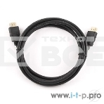 Кабель Cablexpert HDMI CC-HDMI4L-1M, 19M/19M, v2.0, серия Light, позол.разъемы, экран, 1м, черный, пакет, фото3