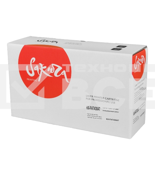 Картридж лазерный Sakura KXFAT430A7 для PanasonicKX-MB2230/2270/2510/2540, черный, 3000 к.